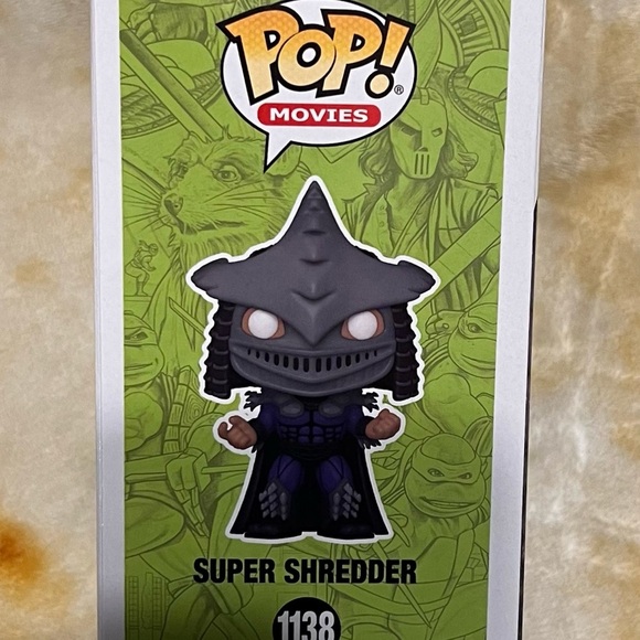 Funko Pop! Movies: Teenage Mutant Ninja Turtles Super Shredder #1138 Nickelodeon - Picture 2 of 3